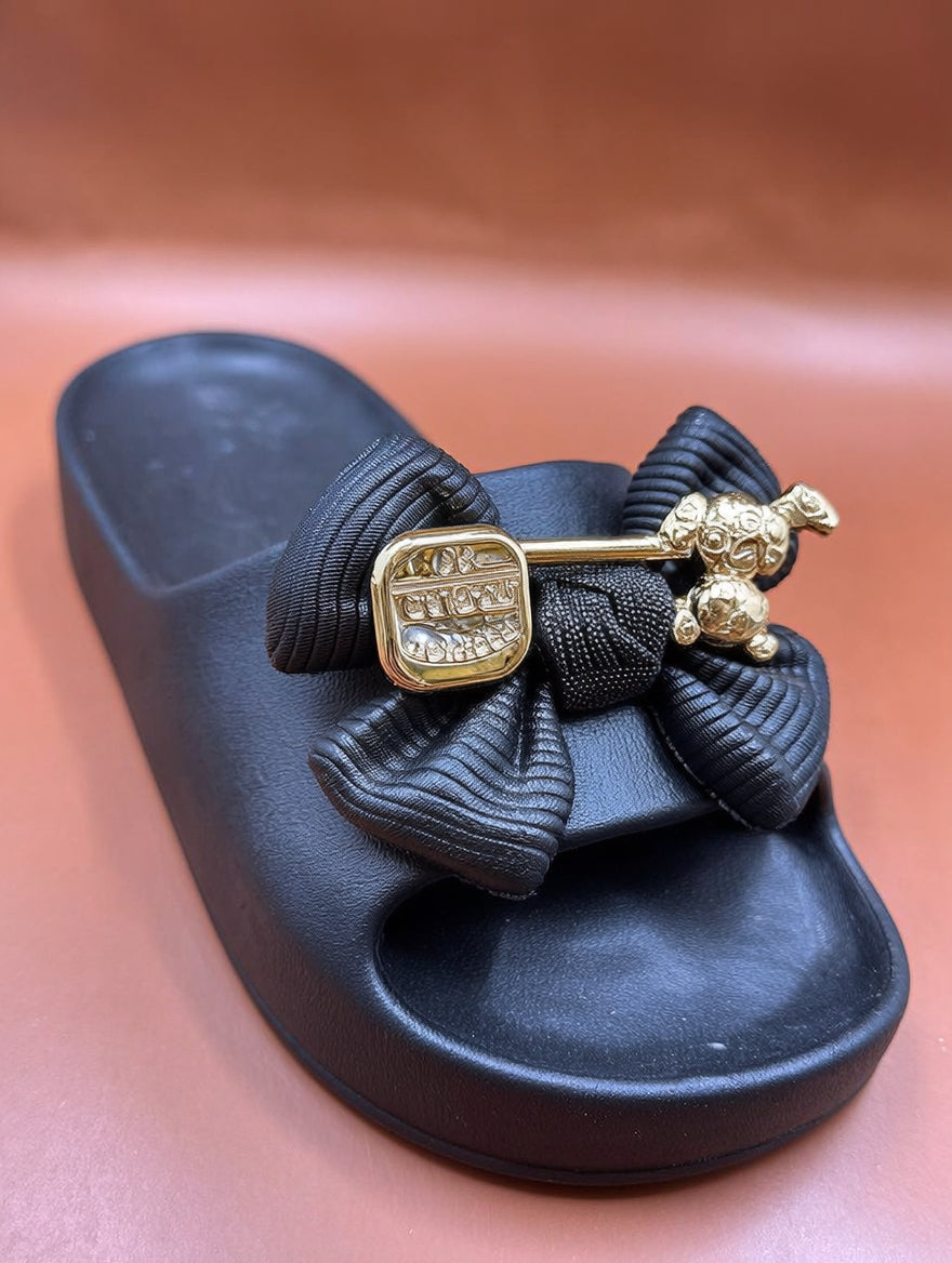Crocs bow negro